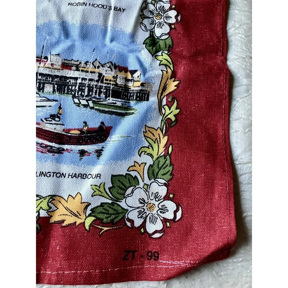 Cotton Tea Towel The Beauty Of Yorkshire D.M. Gould England 20